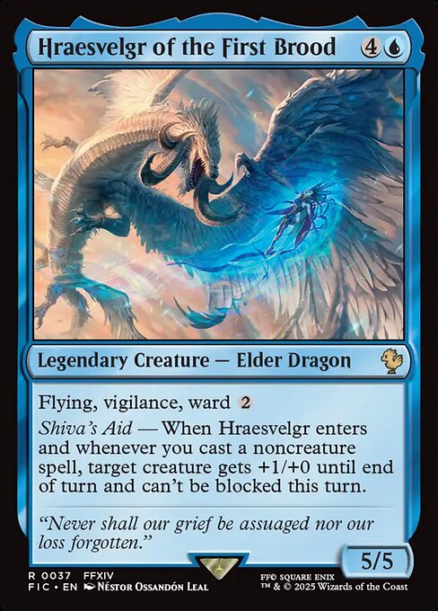Hraesvelgr of the First Brood (Final Fantasy Commander)
