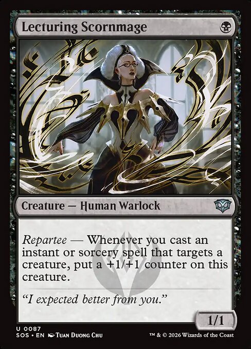 Lecturing Scornmage (Secrets of Strixhaven)
