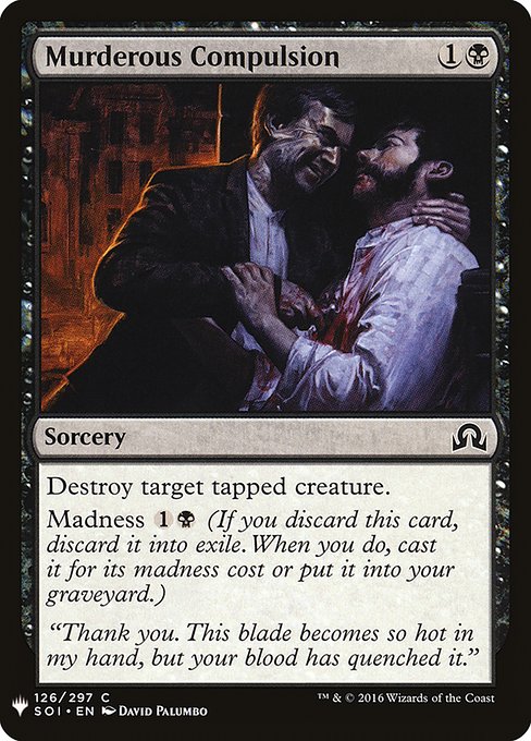 Murderous Compulsion (The List)