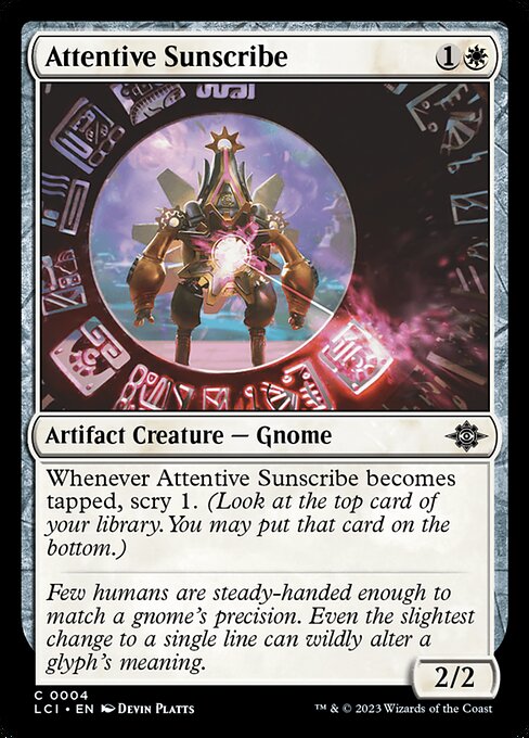 Attentive Sunscribe (The Lost Caverns of Ixalan)