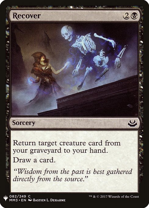 Recover (The List)