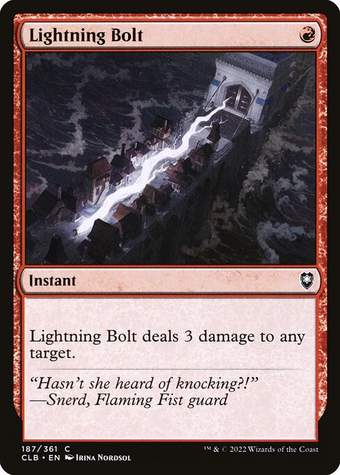 Lightning Bolt (Commander Legends: Battle for Baldur's Gate)