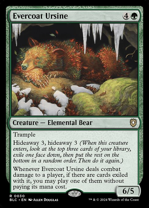 Evercoat Ursine (Bloomburrow Commander)