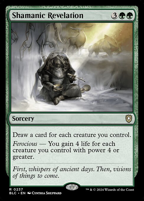 Shamanic Revelation (Bloomburrow Commander)