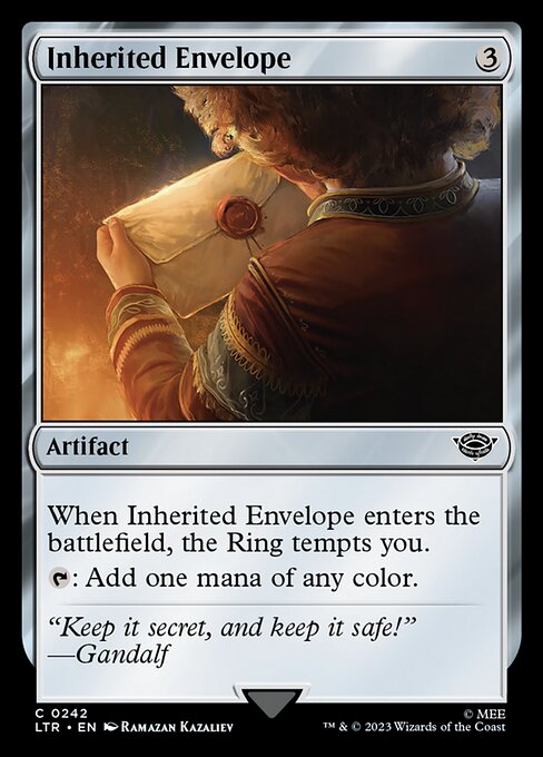 Inherited Envelope (The Lord of the Rings: Tales of Middle-earth)