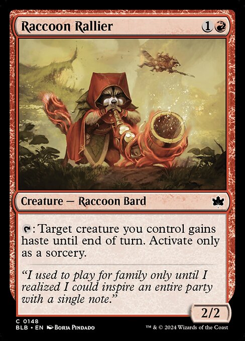 Raccoon Rallier (Bloomburrow)