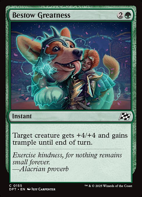 Bestow Greatness (Aetherdrift)