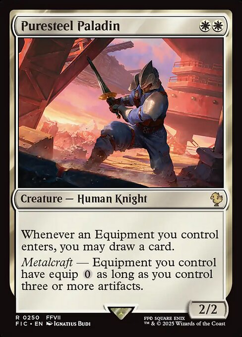 Puresteel Paladin (Final Fantasy Commander)