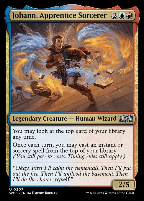 Johann, Apprentice Sorcerer (Wilds of Eldraine)