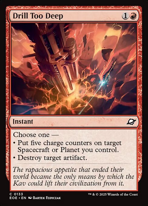 Drill Too Deep (Edge of Eternities)