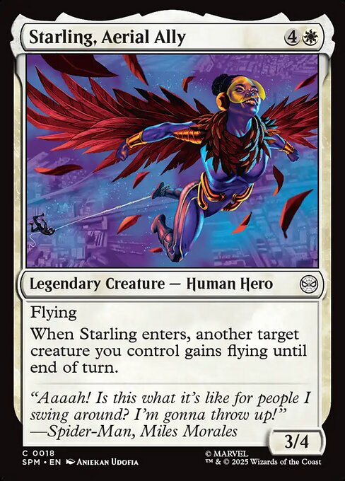 Starling, Aerial Ally (Marvel's Spider-Man)