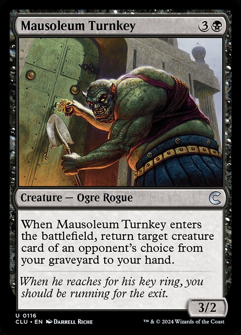 Mausoleum Turnkey (Ravnica: Clue Edition)