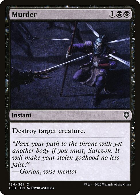 Murder (Commander Legends: Battle for Baldur's Gate)