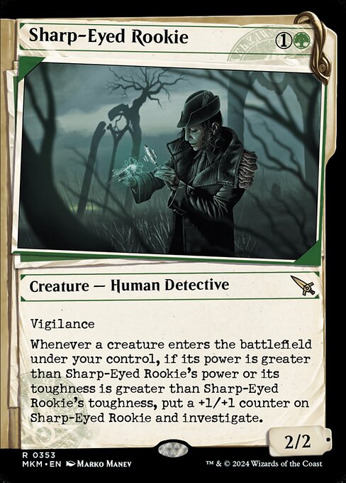 Sharp-Eyed Rookie (Murders at Karlov Manor)