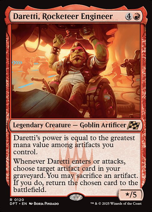 Daretti, Rocketeer Engineer (Aetherdrift)