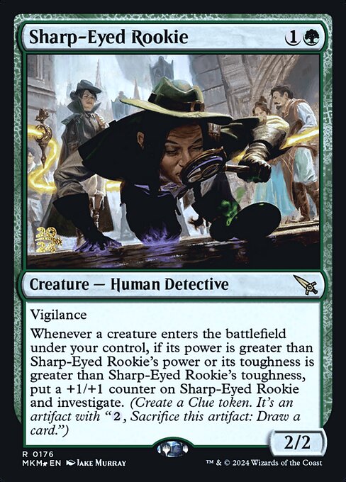 Sharp-Eyed Rookie (Murders at Karlov Manor Promos)