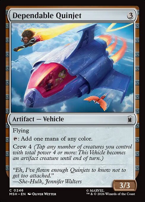 Dependable Quinjet (Marvel Super Heroes)