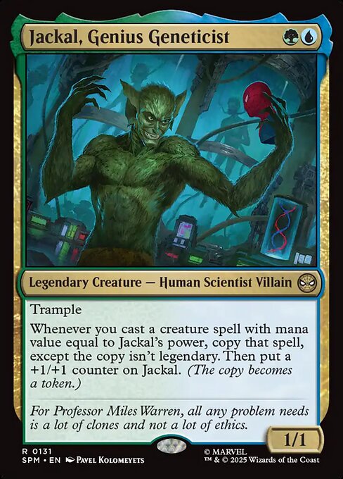 Jackal, Genius Geneticist (Marvel's Spider-Man)