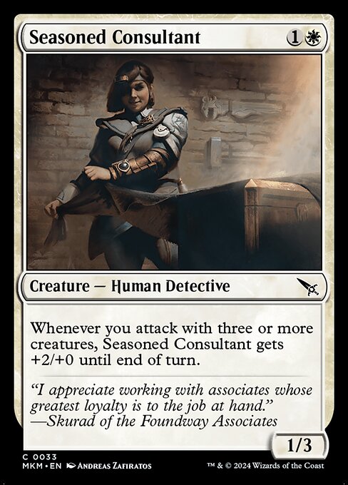 Seasoned Consultant (Murders at Karlov Manor)