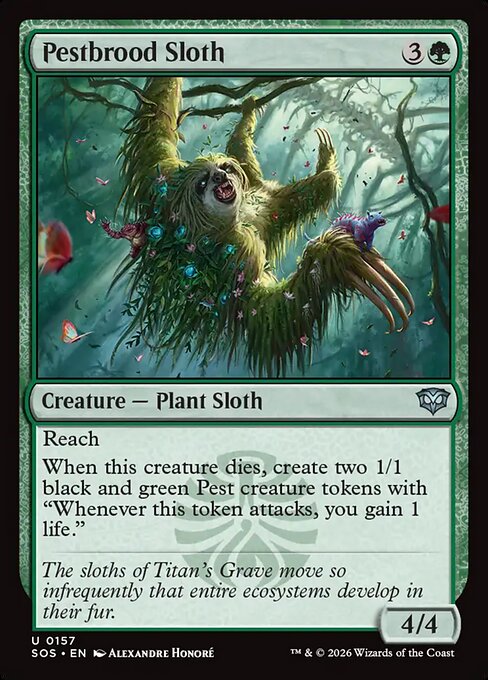 Pestbrood Sloth (Secrets of Strixhaven)