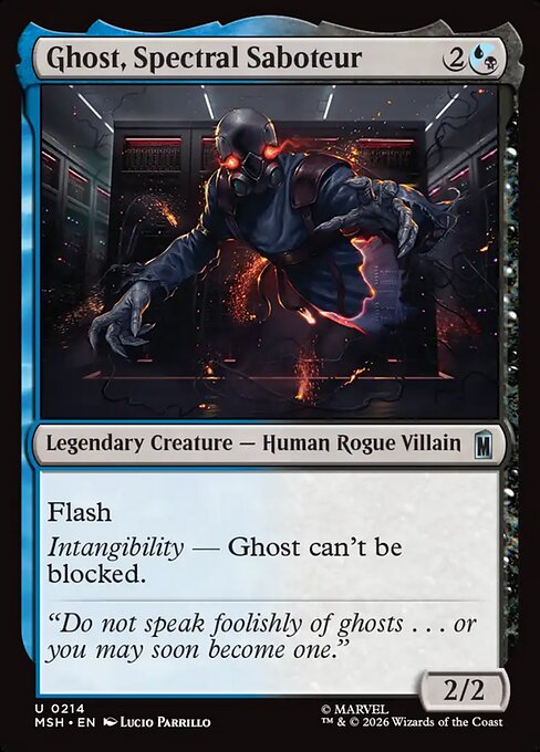 Ghost, Spectral Saboteur (Marvel Super Heroes)