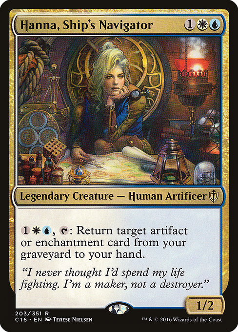 Hanna, Ship's Navigator (Commander 2016)