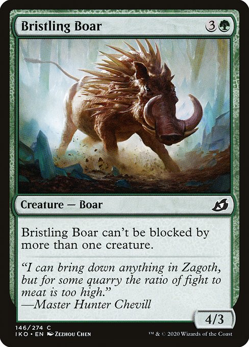 Bristling Boar (Ikoria: Lair of Behemoths)