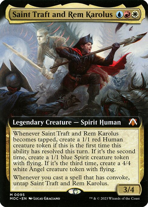 Saint Traft and Rem Karolus (March of the Machine Commander)