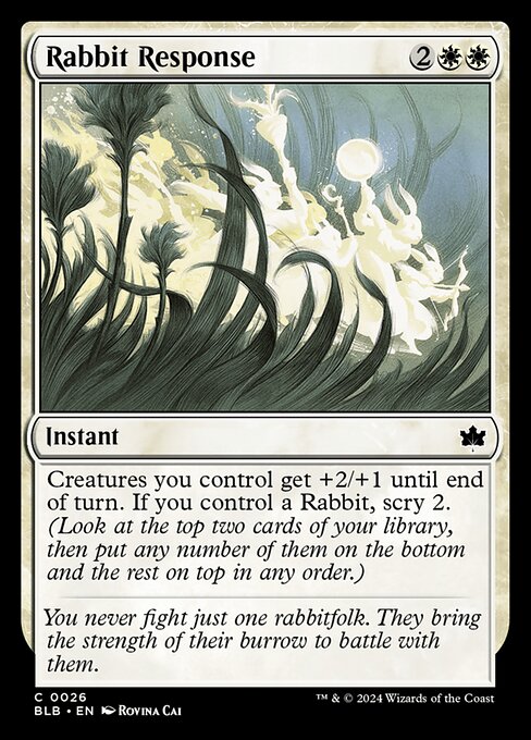 Rabbit Response (Bloomburrow)