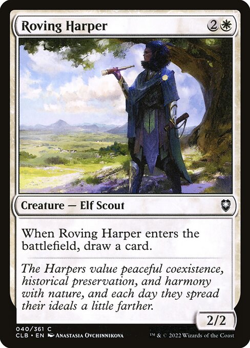 Roving Harper (Commander Legends: Battle for Baldur's Gate)