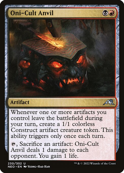Oni-Cult Anvil (Kamigawa: Neon Dynasty)