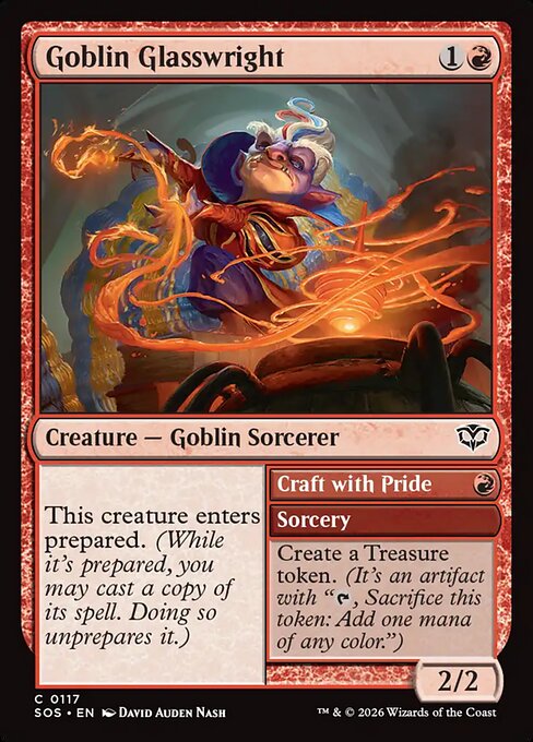 Goblin Glasswright // Craft with Pride (Secrets of Strixhaven)