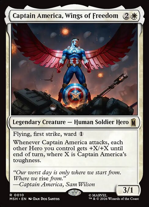 Captain America, Wings of Freedom (Marvel Super Heroes)
