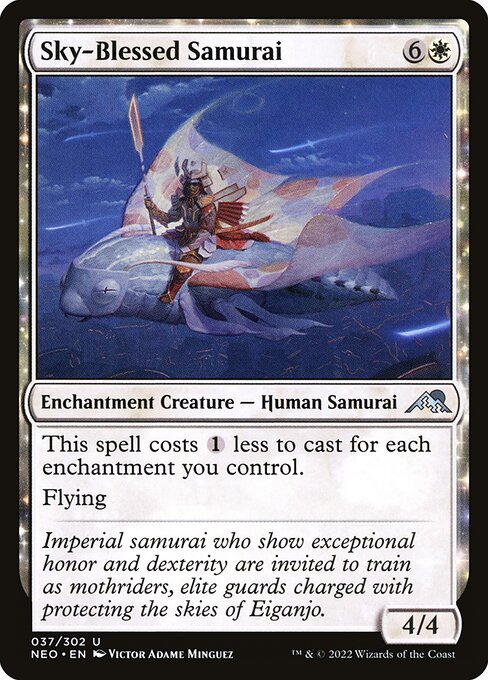 Sky-Blessed Samurai (Kamigawa: Neon Dynasty)