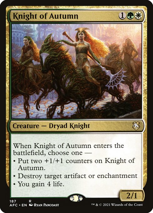 Knight of Autumn (Forgotten Realms Commander)
