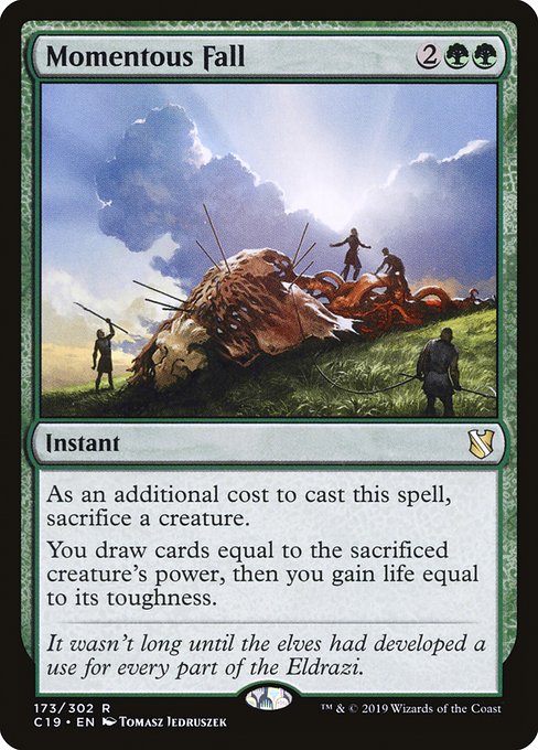 Momentous Fall (Commander 2019)