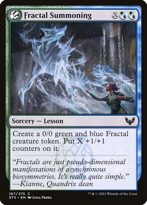 Fractal Summoning (Strixhaven: School of Mages)