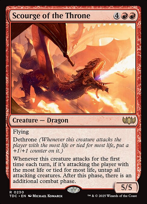Scourge of the Throne (Tarkir: Dragonstorm Commander)