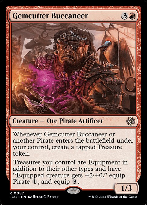 Gemcutter Buccaneer (The Lost Caverns of Ixalan Commander)