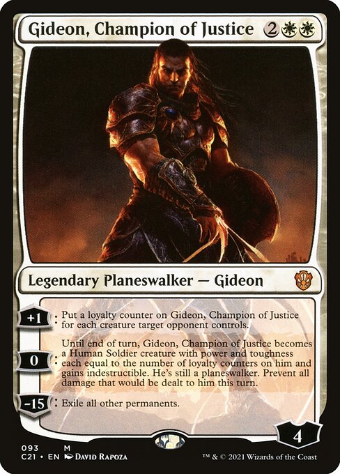 Gideon, Champion of Justice (Commander 2021)