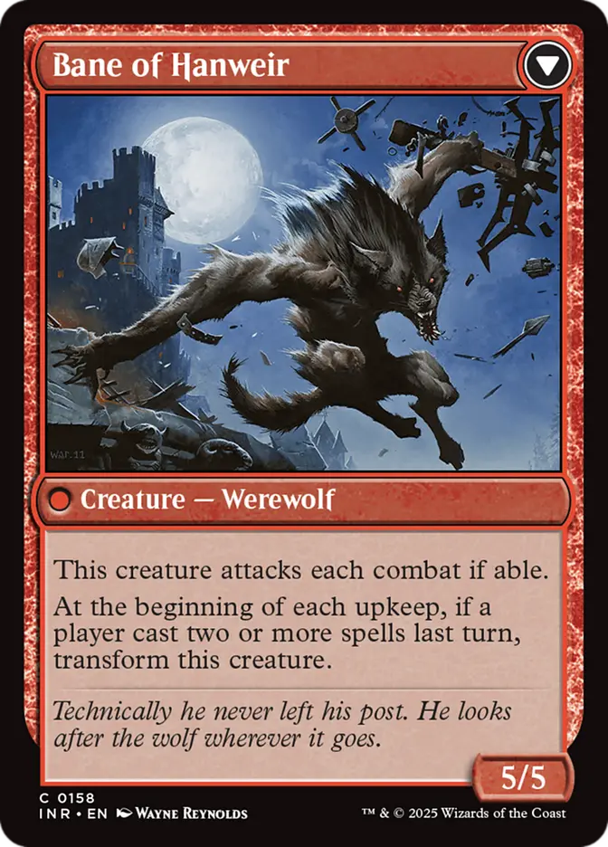 Hanweir Watchkeep // Bane of Hanweir (Innistrad Remastered)