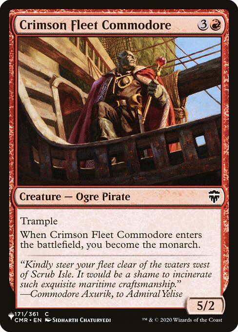Crimson Fleet Commodore (The List)