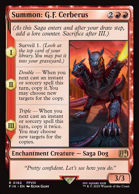Summon: G.F. Cerberus (Final Fantasy)