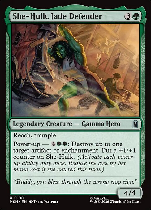 She-Hulk, Jade Defender (Marvel Super Heroes)