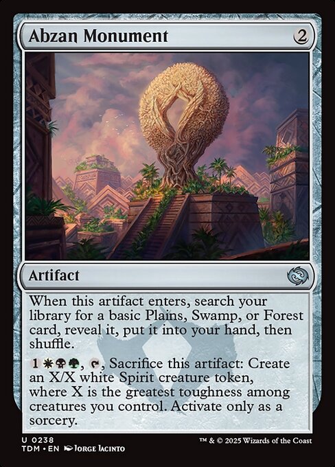 Abzan Monument (Tarkir: Dragonstorm)