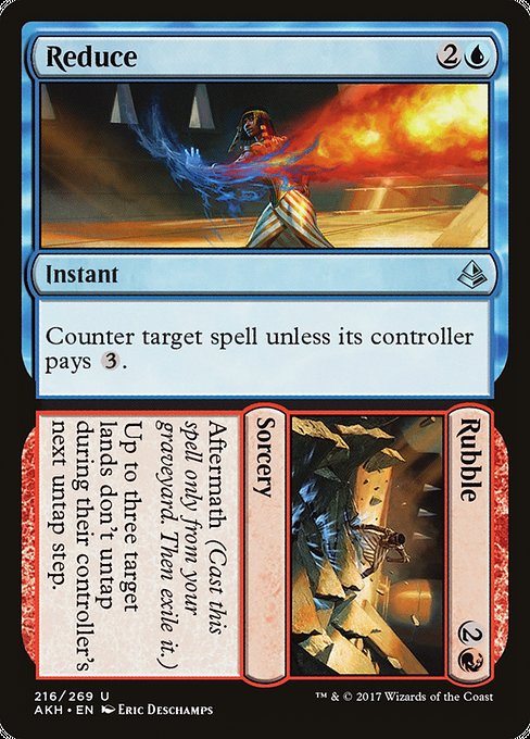 Reduce // Rubble (Amonkhet)