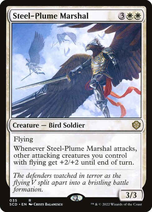 Steel-Plume Marshal (Starter Commander Decks)