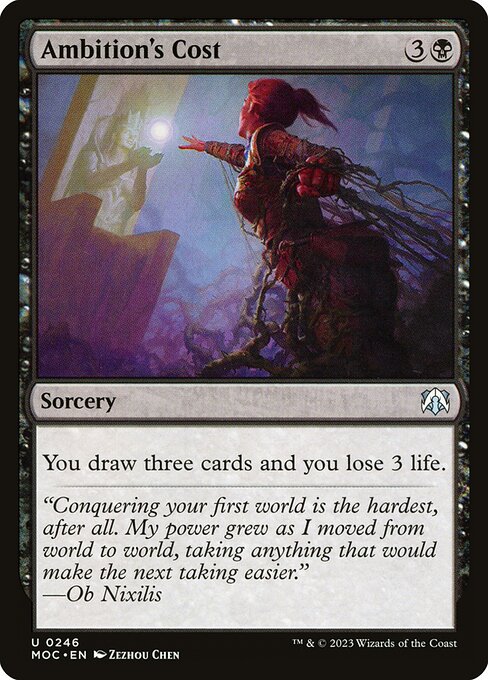 Ambition's Cost (March of the Machine Commander)