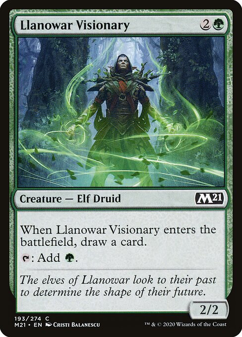 Llanowar Visionary (Core Set 2021)