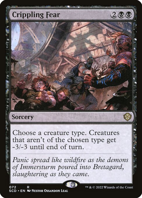 Crippling Fear (Starter Commander Decks)